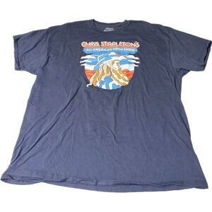 Chris Stapleton's All American Road Show 2024 Tour Concert T-Shirt Size 2XL Tee